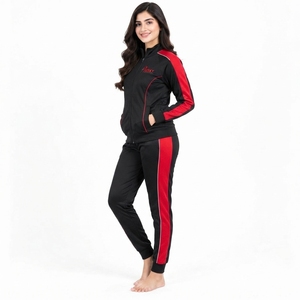 Comfortable Women <b>Tracksuit</b> Designed With Durable Material And Clean <b>Stitching</b> Providing Easy Movement Reliable Wear - Product Image 5