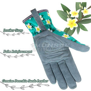 Guantes de trabajo de jardín multiusos, antideslizantes, resistentes a la abrasión, precio directo de fábrica, guantes de jardinería con pantalla táctil - Product Image 3