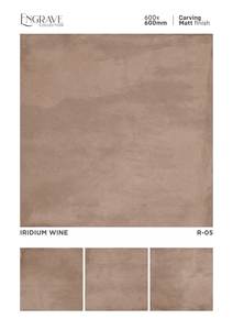 Estilo moderno mate Bien tallado 600x600mm azulejos de pared de suelo esmaltados 10mm antideslizante para sala de estar balcón Hotel azulejo de porcelana - Product Image 2