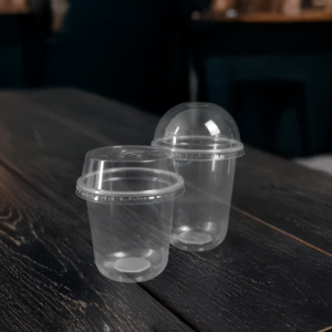 Gobelets jetables en PP à paroi simple transparents de 95 mm, 12/16/20/24 oz, pour café chaud/froid et boissons, vente en gros au Vietnam - Product Image 1
