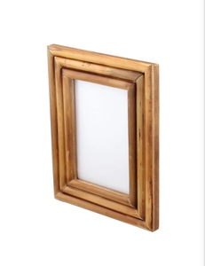 Marco de fotos con incrustaciones de resina de bambú personalizado de estilo antiguo de alta calidad, decoración de pared, marco de imagen de madre perla, arte de pared - Product Image 3