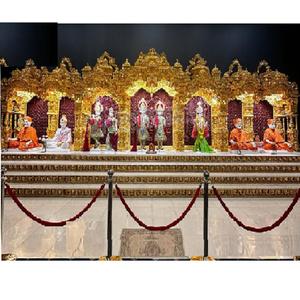 แมนดิร์ไม้สักที่กำหนดเองขนาดใหญ่แบบดั้งเดิมไม้สักแกะสลักด้วยมือหรูหราสำหรับตกแต่งบ้าน - Product Image 1