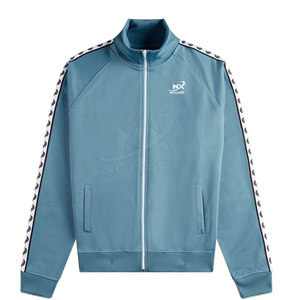 เสื้อแจ็กเก็ตสไตล์ใหม่สำหรับผู้ชายเสื้อแจ็กเก็ตติดตามโลโก้ของคุณเอง - Product Image 1