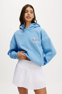 Sweat à capuche graphique surdimensionné pour femmes à épaules tombantes Gumball Premium personnalisé Sweats à capuche anti-rides et respirants Sweat à capuche zippé pour femmes - Product Image 3
