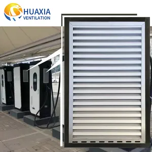 Estación de carga de vehículos eléctricos al aire libre gabinete eléctrico Filtro de ventilación de entrada de aire equipo de ventilación de persiana impermeable