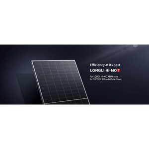 แผงโซลาร์เซลล์แบบสองหน้า LONGi Hi-MO X6 Scientist 570W N-Type สำหรับเทคโนโลยี TOPCon - Product Image 2
