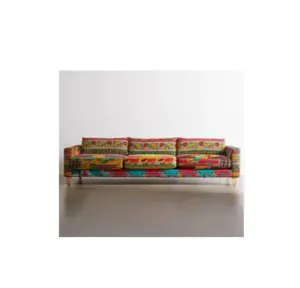 Latest New Best Design Urban Renewal One-Of-A-Kind Kantha Sofa Multi-Color