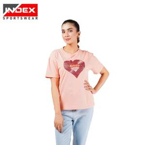 Camiseta Elegante para Mujer, Camiseta de Algodón Estampada para Uso Casual y al Aire Libre - Product Image 3