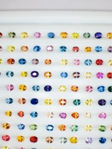 Belle qualité AAA lustre Kanchanaburi origine naturel multi saphir pierres précieuses 4.5x3.5mm mélange forme bijoux faisant des pièces IGI - Product Image 6