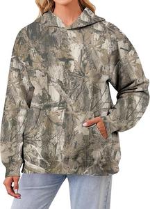 Nuevas Sudaderas de Lujo con Estampado de Camuflaje para Mujer, de Alta Calidad, de Algodón y Felpa, Lavado Ácido, Estilo Holgado, para Invierno y Otoño - Product Image 5