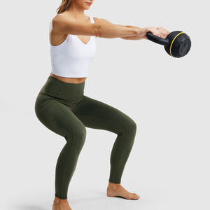 Leggings Deportivos Ecológicos de Cintura Alta con Elasticidad en Cuatro Direcciones, Personalizados 2025, Venta Caliente, Servicio OEM, Marca Privada, Sin Costuras, para Fitness - Product Image 4