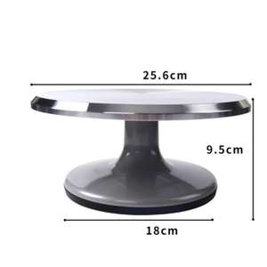 Soporte de aluminio de lujo para pasteles con intrincados patrones florales y añadiendo elegancia a cualquier mesa de postres - Product Image 3