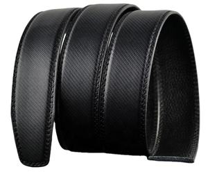 Ceintures en cuir véritable pour hommes, design à cliquet texturé automatique, fabrication en usine, personnalisées, 2026 - Product Image 2