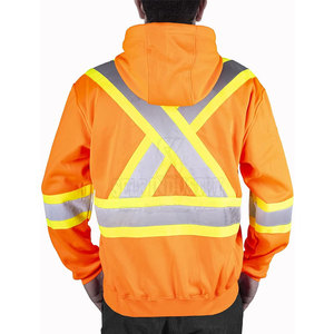 Nueva llegada Ropa DE SEGURIDAD Hombres Sudadera con capucha Servicio OEM Reflectante Protección de calidad superior Sudadera con capucha de seguridad - Product Image 4