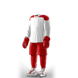 Uniforme de hockey sobre hielo con logotipo personalizable para adultos, apliques, ropa deportiva, uniforme de práctica de equipo - Product Image 2