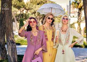 Último diseño Traje Estilo moderno Alto en demanda Pure Viscous Organa Silk Kurti Pant & Koti con Thered y accesorio Trabajo manual - Product Image 2