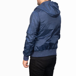 Chaqueta Bomber de Invierno para Hombre, Cuello Alto, Logotipo Frontal, Lona Cálida, Impermeable y Transpirable, Ropa de Calle para Exteriores - Product Image 6