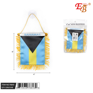Mini Banner Bahama 4.5 \ "x5.5 \" Set 1200 pz 100DZ/CS per feste - Product Image 1
