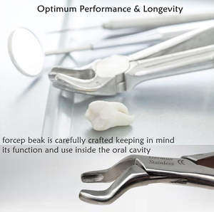 Fórceps Dentales Manuales de Alta Calidad para Extracciones, Derecho e Izquierdo, Profesionales, Reutilizables, con Agarre Ergonómico, 30 Posiciones de Mandíbula, por SurgiRight - Product Image 5