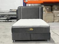 Matelas en mousse standard convertible pour usage hospitalier, antibactérien, hypoallergénique, rafraîchissant, avec housse amovible, toutes tailles, design contemporain