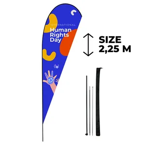 Bandera de Lágrima Mirzam, Artículo Promocional, Producto Publicitario Duradero y Atractivo - Product Image 1