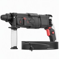 Marteau perforateur rotatif SDS Plus, marteau combiné électrique multifonction, outil filaire pour le perçage du béton