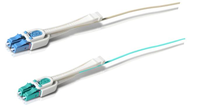 Cordon de brassage Uniboot LC UPC à fibre optique Push-Pull avec languettes Push-Pull OM4 PVC 2.0mm 1M