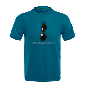เสื้อยืดโพลีเอสเตอร์แขนสั้นระบายอากาศได้ดีเสื้อยืดแฟชั่นธรรมดาแบบแห้งเร็วสำหรับผู้ชายเสื้อยืดสกรีนลายแบบสั่งทำ DTF DTG - Product Image 5