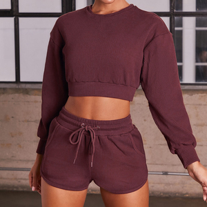 Conjunto Deportivo Ecológico Personalizado 2026 para Mujer, Ropa de Gimnasio y Fitness, Conjunto de Dos Piezas con Shorts - Product Image 5