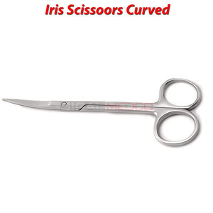Ciseaux à gomme Iris courbés en acier inoxydable de haute qualité Instruments médicaux chirurgicaux orthodontiques dentaires Ciseaux de fournisseur en vrac - Product Image 6