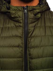 Gilet bouffant à capuche zippé sans manches pour hommes de haute qualité Gilet matelassé léger avec poches Manteau de veste d'hiver - Product Image 3