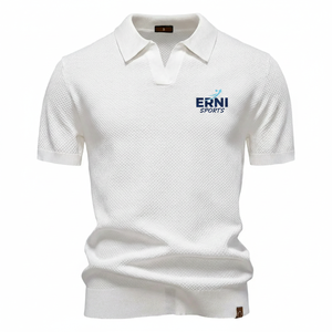 Camiseta de Verano para Hombre, Nueva, Bordada, de Punto, de Alta Calidad, con Patrón, Informal, de Manga Corta, a la Moda - Product Image 3