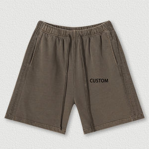 Pantalones cortos Cargo de algodón de alta calidad para hombre de verano, Bermudas de diseño personalizado con bolsillos, patrón de tejido informal - Product Image 5