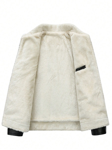 Wholesale <b>Men's</b> <b>Jackets</b> <b>Winter</b> Motorcycle Outdoor <b>Waterproof</b> Biker Wind Blank Breaker Vintage pu Leather <b>Jacket</b> - Product Image 3