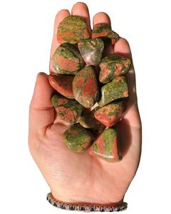 Piedras de Unakita Pulimentadas de Alta Calidad, Piedra Natural de Feng Shui, Energía del Amor, Cristal Curativo, Regalos para el Hogar y la Oficina, Artículo al por Mayor - Product Image 1