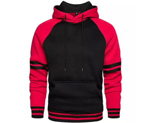 Diseña tu Propia Sudadera con Capucha Oversize de Invierno, Estilo Urbano, con Mangas Raglán, de Felpa Sólida, Poliéster/Algodón para Hombre - Product Image 6