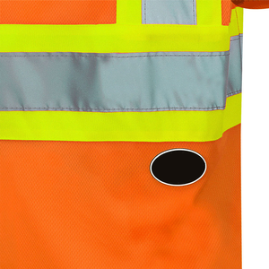 Work Wear Safety Clothing Construction Working Uniform Long Sleeve Hi <b>Vis</b> Reflective Road Safety <b>T</b> <b>Shirt</b> Men Wholesale Price - Product Image 4