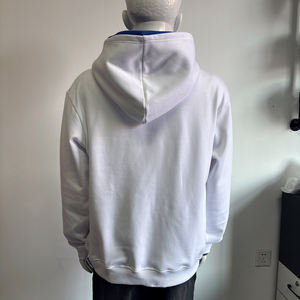 Sweat à capuche de haute qualité pour hommes OEM Custom Tie-Dye Cotton Fleece Plaid Front Lined Winter Acid Washed Full Custom Hoodie Loose - Product Image 3