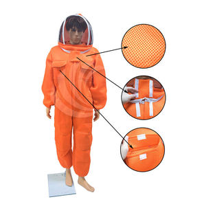 Traje de Apicultura de Algodón Honey Bee Clothing con Doble Cremallera Plegable para Adultos Unisex, Tallas Personalizadas Disponibles - Product Image 1