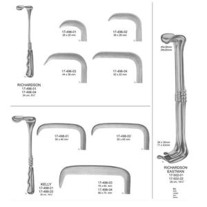 Juego de 2 Retractores Richardson de Doble Extremo, 26 cm, Acero Inoxidable, Juego de Instrumentos Manuales - Product Image 5