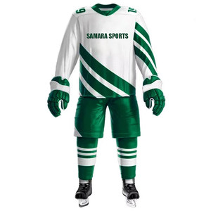 Uniformes de Hockey sobre Hielo Personalizados de Primera Calidad, Uniformes de Equipo 100% Poliéster, Impermeables, de Secado Rápido y Transpirables - Product Image 4