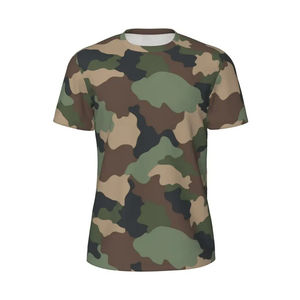 T-shirt à manches longues en polyester 100% personnalisé Camo pour l'extérieur Séchage rapide et respirant pour la chasse Disponible en différents modèles - Product Image 1