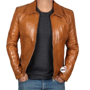 Nueva chaqueta acolchada de bombardero de piel de oveja auténtica para hombre, chaqueta multicolor de cuero PU para motocicleta, talla XS, venta al por mayor - Product Image 6