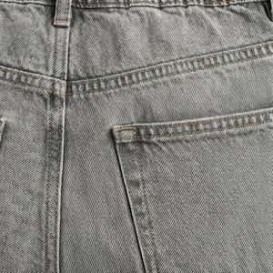 High Quality <b>Women</b> Denim Flare Pants Stylish Wide Leg Pull On Mid Waist Regular Slim Fit Solid Pattern <b>Summer</b> Street Wear Trendy - Product Image 5