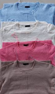 NYLON Intarsia Stripe Sweater Dress VISCOSE S EXTRAFINE MERINO WOOL MUJER Computadora OEM Spring Anti Technics Style Gauge - Product Image 4