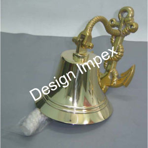 Cloche murale antique décoration de la maison cloches d'ancrage de navire nautique coulé à la main vacances décor de noël cloche de luxe artisanat en métal - Product Image 5