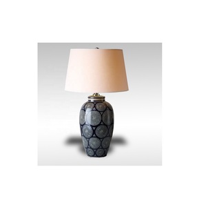 Heavy Duty Factory Direct India Cheap Elegant Ceramic Decorative Grey Color Table <b>Lamp</b> for Home Hotel Dining Living Room - Product Image 4
