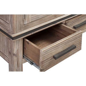 Entrega rápida, marca Atlas, armario de madera, 2 puertas, 2 cajones, muebles de dormitorio de madera maciza de roble, armario, fábrica vietnamita - Product Image 5