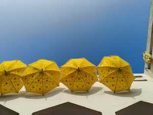 Lote de mezcla 50 piezas indio hecho a mano boda decoración paraguas fiesta telón de fondo Haldi decoración Mehndi sombrillas decorativas sombrilla - Product Image 5