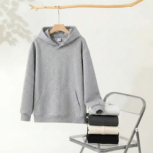 Sudadera con Capucha de Felpa de Algodón Grueso de Alta Calidad, Sin Cordones, con Logotipo Personalizado, Corte Holgado, Antiencogimiento, Unisex para Hombre - Product Image 3